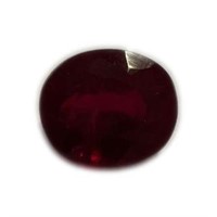 Genuine 9.42 ct Oval Cut Ruby Certified Gemstone
