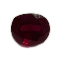 Genuine 8.27 ct Oval Cut Ruby Certified Gemstone