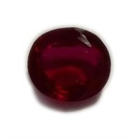 Genuine 7.27 ct Oval Cut Ruby Certified Gemstone