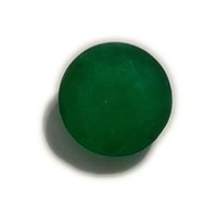Genuine 9.32 ct Round Cut Emerald Cert. Gemstone