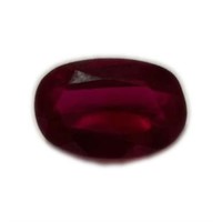 Genuine 5.47 ct Oval Cut Ruby Certified Gemstone