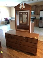 DRESSER WITH MIRROR