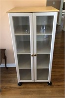 2 DOOR GLASS CABINET