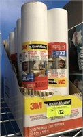 12 ROLLS 3M MASKING PLASTIC