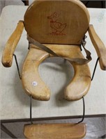 Kiddie Trainer Wooden potty chair