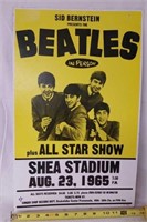 1965 Beatles Concert board