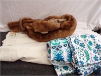 Vintage Table Cloths,Fur Material