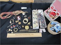 Group of costume jewelry