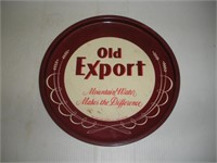 Vintage Old Export Metal Beer Tray