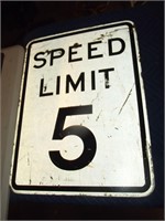 Metal Speed Limit Sign 18" x 24"