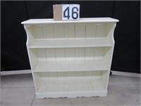 Painted wood bookcase