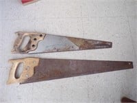 Pair Hand Saws,Stanley