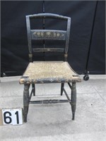 Stenciled guest chair