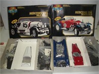 (2 Car Model Kits W/Die Cast Bodies 1:18 Scale