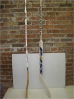 (2) Signed Hockey Sticks