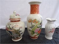 Satsuma Oriental Vases