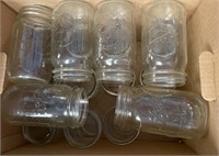 BOX OF QUART CANNING JARS