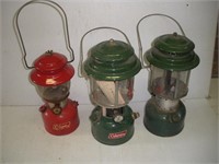 (3) Vintage Coleman Lanterns
