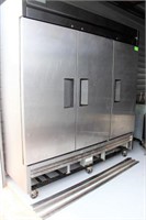 True Model TS-72-HC Three Door Refrigerator,