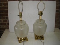 Pair Of Lamps  26 Inches Tall