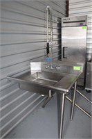 Right-to-Left 4' Dish Table Sink Package