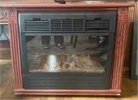ELECTRIC FIREPLACE ON WHEELS
