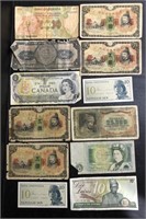 LOT OF (12) MISCELLANEOUS WORLD CURRENCY BANK NOTE
