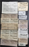 LARGE LOT OF 1861 - 1865 CONFEDERATE STATES OF AME