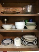 Plates Bowls, Assorted Kitchen Items