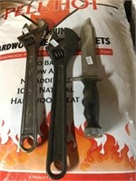 Dacor Hunting Knife & Adjustable Wrenches