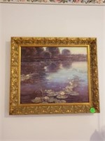 GOLD FRAMED BEAUTIFUL OIL PAINTING