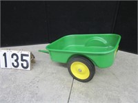 John Deere tow behind cart for peddle tractor