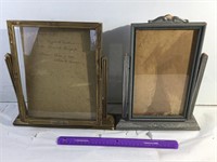2 vintage photo frames