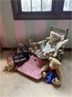 Child's Rocking Chairs w/ Teddy Bears