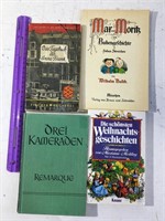 Assorted vintage books