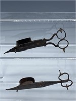(2) Antique Candle Trimmers