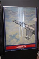 FRAMED CANADIAN INTERNATIONAL AIR SHOW POSTER