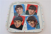 METAL BEATLES TRAY 13"X13"