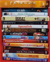 Assorted movie DVDs
 (one dvd missing from
