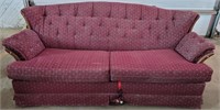 Pullout sofa 72" × 36" × 30" H