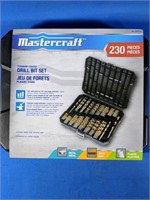 NEW Mastercraft Titanium-Coated Drill Bit 230pc