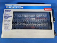 NEW Mastercraft Rotary Tool Accessory Set of 500