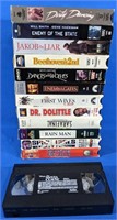12 Assorted VHS tapes