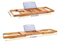 NEW Bamboo Bathtub Caddy Tray 
• Model Home-BT01