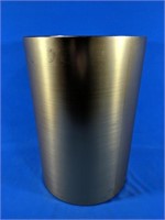 NEW Matte Brass Finish garbage can 10"D x 14.5"H