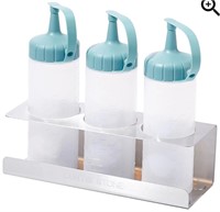 NEW Curtis Stone Set of 3 Squeeze Bottles,