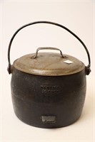 CAST KENRICK 10 PINT STOVE POT WITH LID