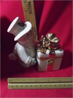 Lenox Snowman Trinket Box