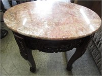 Marble Top Side Table- Pick up only