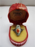 Sterling Silver Ring in Vintage Ring Box